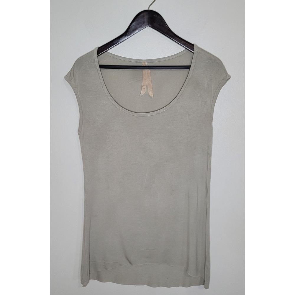 Bailey 44 Top Large Neutral Green Sleeveless Luxe Comfort Mimimal Flowy Elegant